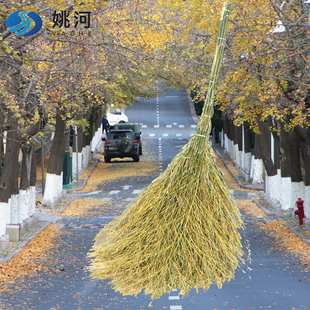 户外塑料丝竹扫把老式庭院大扫把工厂环卫工人物业专用竹扫把神器