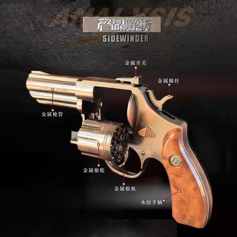 鲁格红鹰左轮砸炮枪火炮纸炮枪合金手枪砸响炮怀旧儿童玩具枪模型,玩具/童车/益智/积木/模型,其他玩具枪,淘宝优惠券,粉丝福利购,淘宝优惠卷