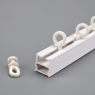 德裕窗帘轨道顶装侧装窗帘杆单双轨纳米静音导轨滑轨道直轨加厚