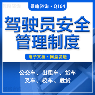 公交出租危货幼儿园校车客运驾驶员安全监督教育培训规章制度规范驾驶员安全生产违规记分奖罚考核管理制度
