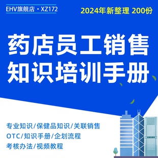 零售药店连锁药房店长员工专业知识保健品知识培训联合用药手册销售礼仪服务医药OTC培训PPT