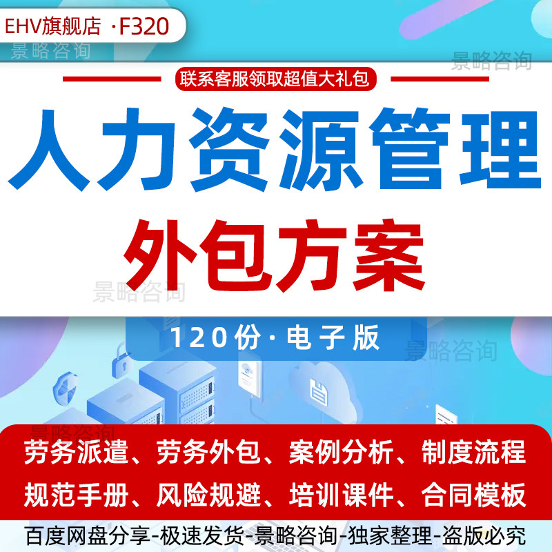 外包管理资料-企业人力资源管理外包方案劳务派遣与外包工作指南培训课件PPT手册人事服务外包协议合同模板