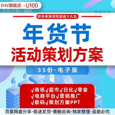 商场超市地产电商年货购物