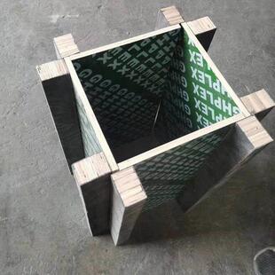 建筑方柱模板浇筑混凝土方形柱子模具木制支模配套木方一体工厂