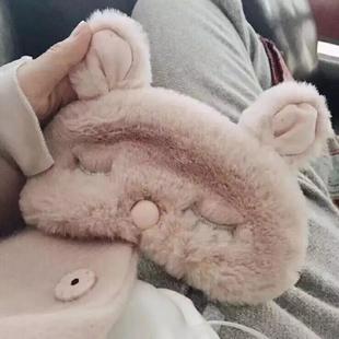 少女心毛绒卡通居家遮光眼罩 逆天萌 飞行睡眠家居日用西班牙O