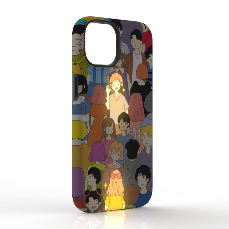 磁吸动画iphone菲林二合一手机壳