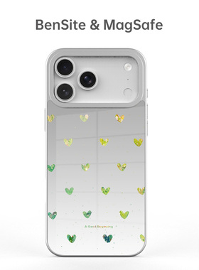 镜面手机壳适用于iPhone17air磁吸magsafe防摔保护套13max紫色爱心12创意小众15pro新款14plus女生16e高级感