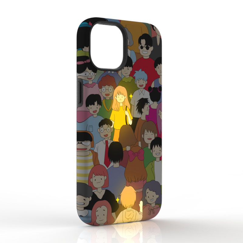 磁吸情侣iphone菲林二合一手机壳