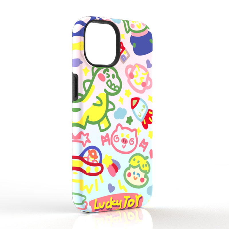 磁吸动画iphone菲林二合一手机壳