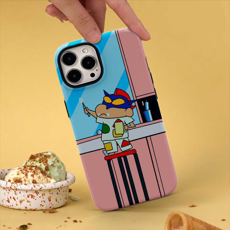 卡通款菲林二合一磁吸手机壳