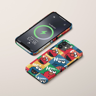 【magsafe磁吸带动画】菲林手机壳适用苹果14promax芝麻街iphone14pro/13/mini/12/11/x/xr/xsmax/8定制plus