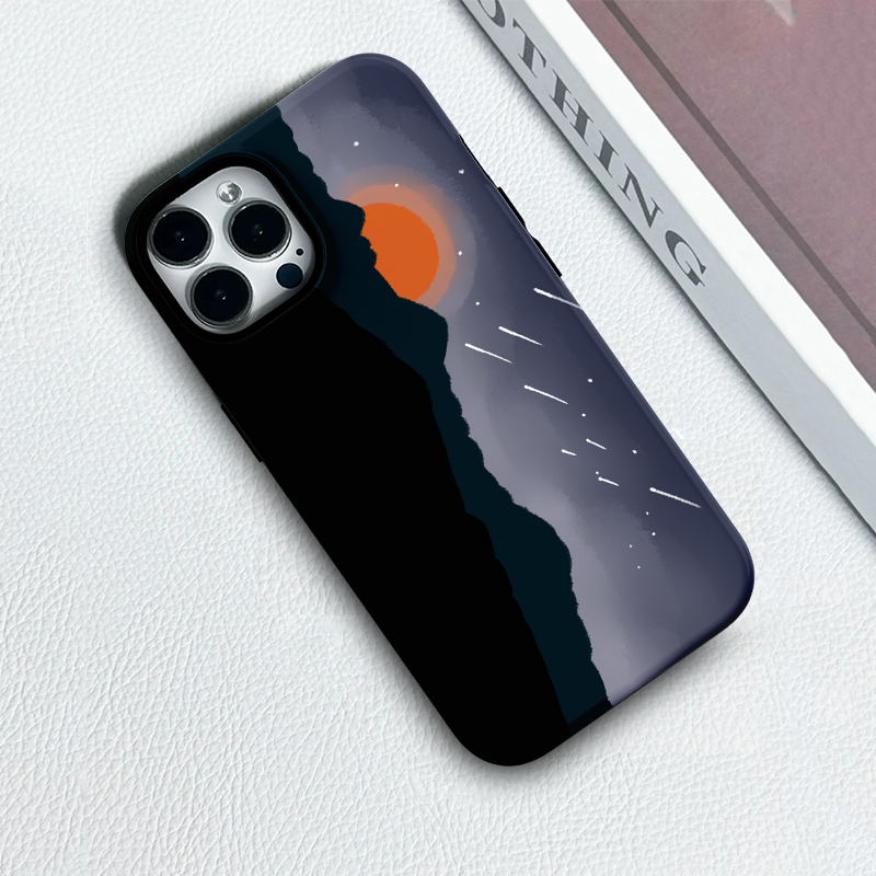 高级感油画菲林二合一磁吸手机壳