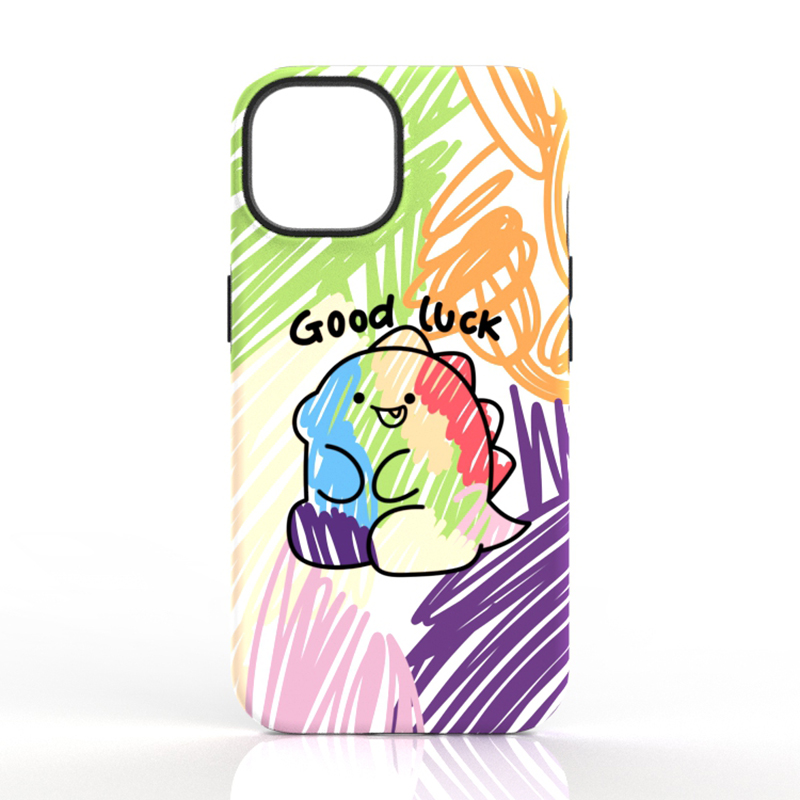 磁吸恐龙iphone菲林二合一手机壳