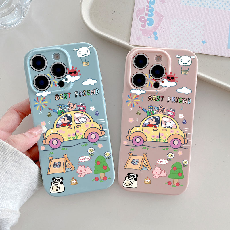 新款16苹果磁吸手机壳可爱卡通