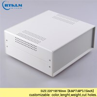 DIY iron electrical instruments box Iron metal enclosures fo