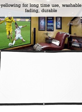77inches Projector Projection Screen 169 White Manual Proje