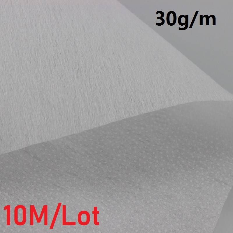 10M Non-woven Fusible Interfacing Back Glue Cloth-lined Soft