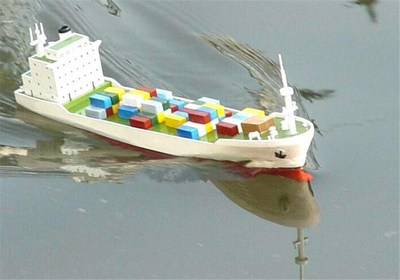 Free Shipping DIY container vessel electric power ship mode