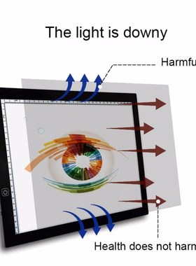 Portable A3 LED Light Pad Box Drawing Copy Board Drafting Gr
