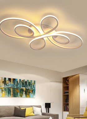 Modern LED ceiling Lights dimmable living room dining room b
