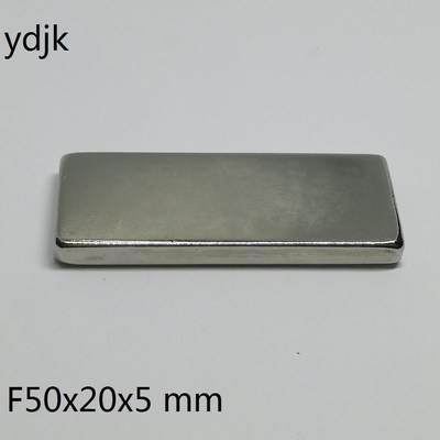 10pcs/lot N35 Rectangular magnet 50x20x5  Neodymium magnet 5