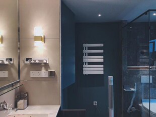 flata tube rack carbon with towel steel heated Low Electric