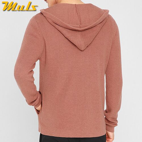 Hooded sweater jacket coat men Autumn winter knitted male s