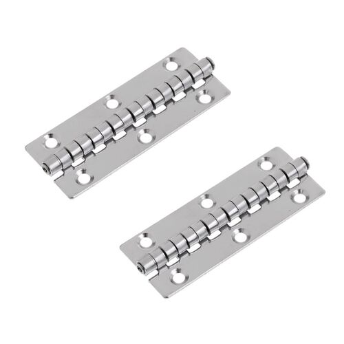 2 Piece Heavy Duty Boat Piano Hinge 316 Stainless Steel Flus