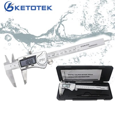 150mm 6inch Digital Vernier Caliper IP54 Waterproof Stainles