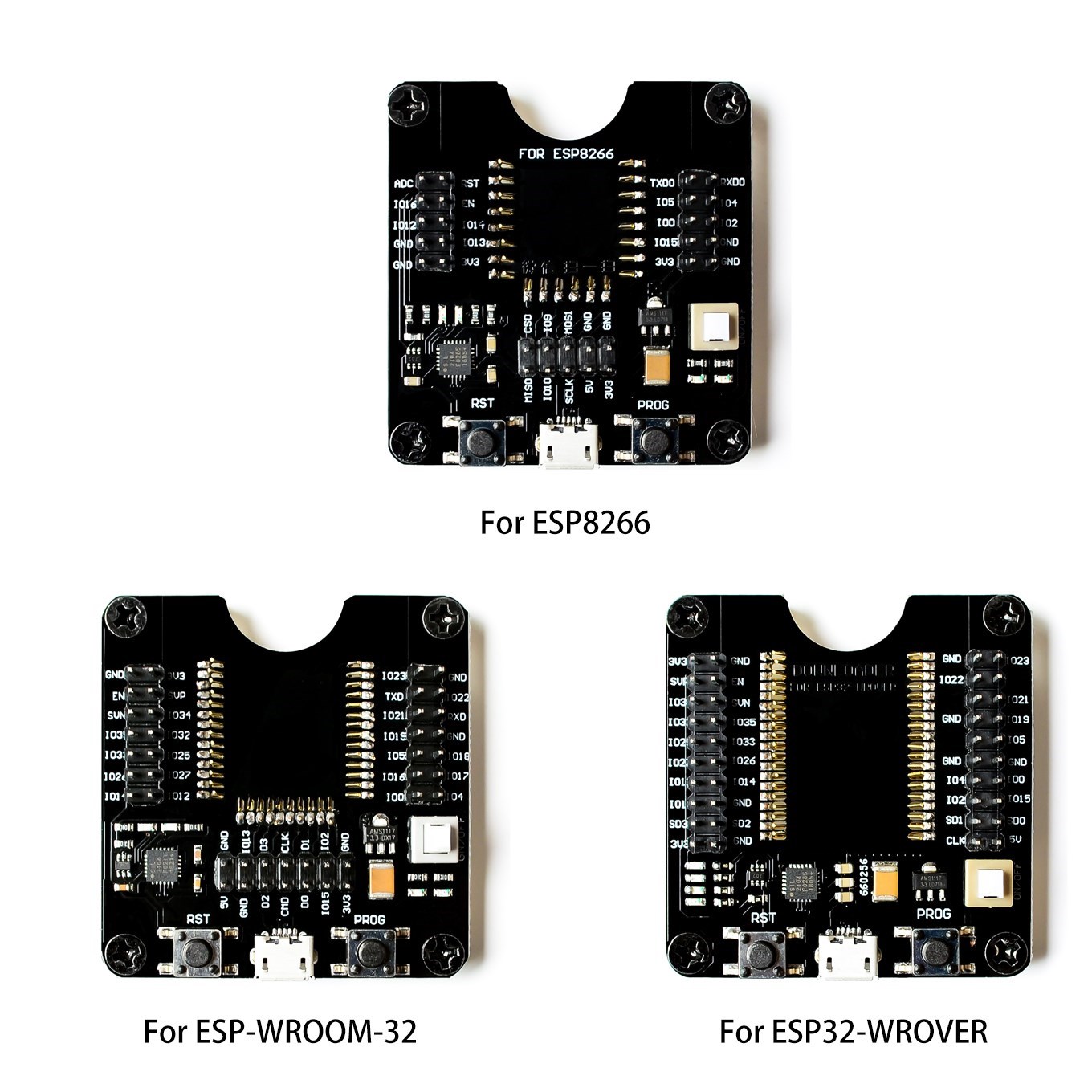 ESP8266 ESP-WROOM-32 ESP32-WROVER Developt Board Test Burnin