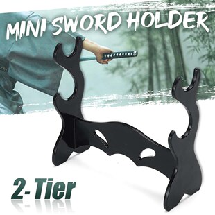 Mini Samurai Sword Katana Holder Wall Mount Sword Display St