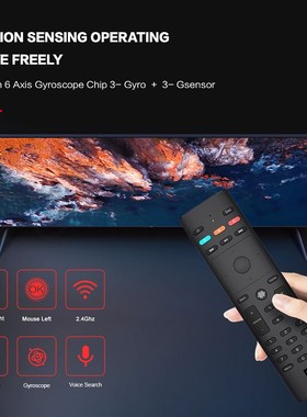 G40S 2.4GHz Wireless Remote Control 34keys Air Mouse Voice