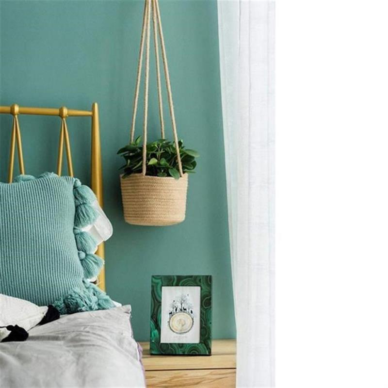 Nordic Garden Plant Hangers Rope Hanging Planter Woven Hangi