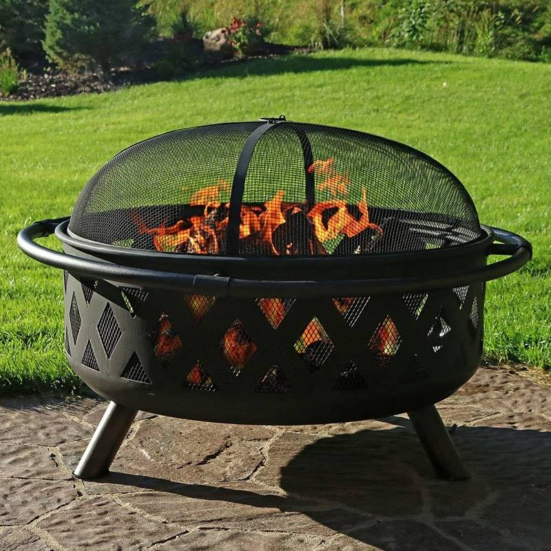 Outdoor Brazier Fireplace Fire Pit Burner for Camping Hiking