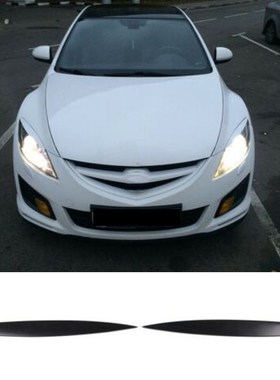 2Pcs Car Eyelids Eyebrows Headlights Covers Eyelash for Mazd
