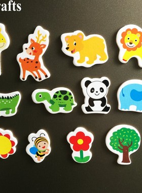 120PCS/LOT. Giraffe Sika deer crocodile Panda Turtle animal