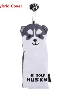 Cute Husky Golf Driver Head Cover Cartoon Animal Fairway Woo