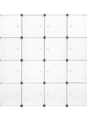 Modular Cube Storage Unit Closet Organizer Plastic Cabinet,