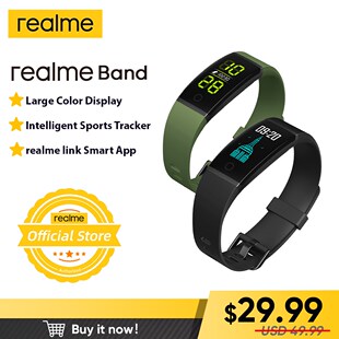 realme Band Smart Bracelet Large Color Display Sports Tracke