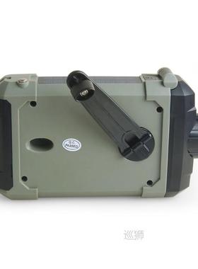 Portable Radio Hand Crank AM FM NOAA Emergency 3-in-1 Readin