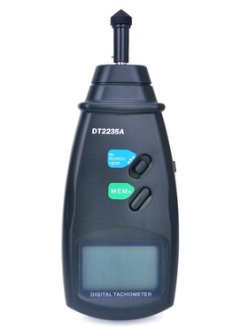 /Digital Contact Tachometer 0.5 to 19999RPM LCD Auto Range E