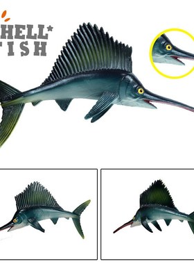 Action Figur  Sea Simulation Tropical Fish Model Sailfish T