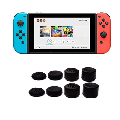Anti Slip Silicone Thumbstick Caps Case For NS Switch Contr