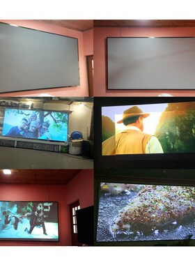 169 Projector screen simple anti-light curtain portable hou