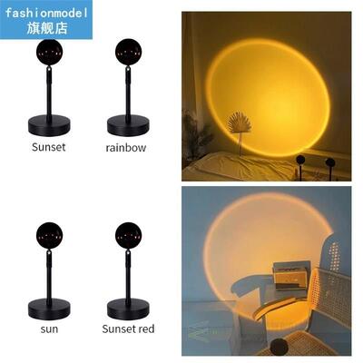 Sunset Lamp Rainbow Atmosphere Led Night Light USB Sunset Pr