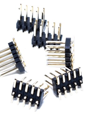 100 pcs 2x5 P 10 Pin 1.27 mm Male PCB Header Dual row Straig