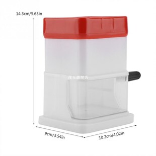 Portable Manual Ice Shaver Shredding Machine Crusher Snow Co