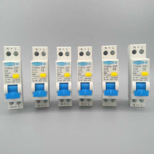 *18MM 230V 50/60Hz RCBO 1P+N 6KA Residual current differenti