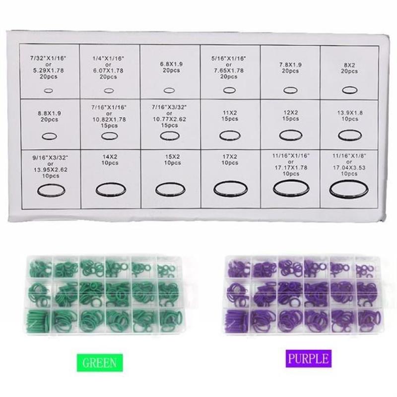 270PCS/Box O Rings Rubber Set of Rings Nitrile Washer Seals