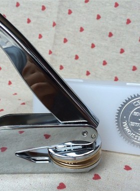 Customized Embossing stamp personal logo,Personalized Emboss